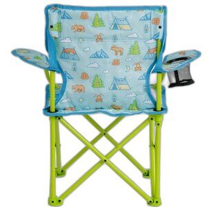 Firefly Outdoor Gear Youth Fold Up Camping Chair Blue Camping Print NEW